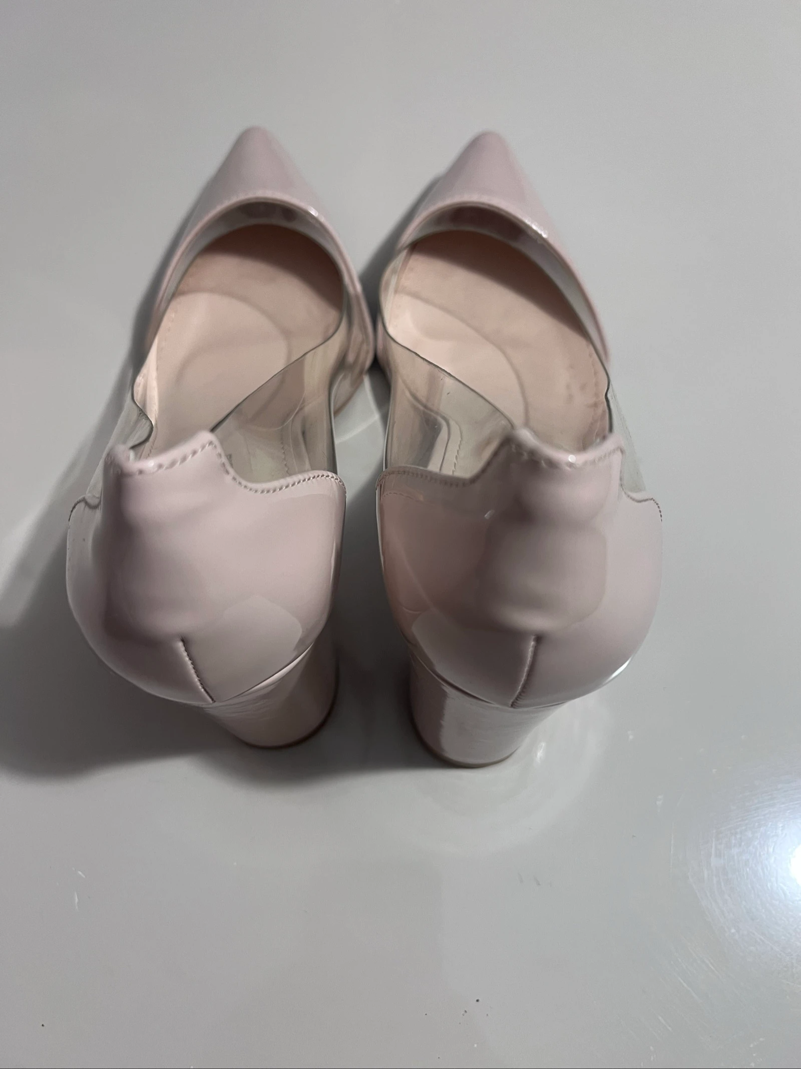Scarpins transparentes e nude Queen Vivi – Tamanho 40 (Excelente estado) – photo 3